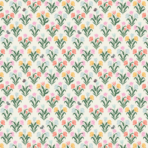 Curio by Rifle Paper Co. - 1/4 Meter - Tulips - White