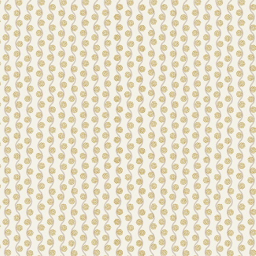 Curio by Rifle Paper Co. - 1/4 Meter - Thistle - Cream/Metallic Gold