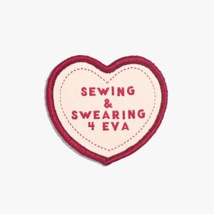 Swearing & Sewing 4 Eva" - Patch