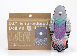 Pigeon - Embroidery Kit (Level 2)