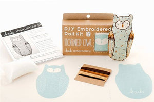 Horned Owl - Embroidery Kit (Level 2)