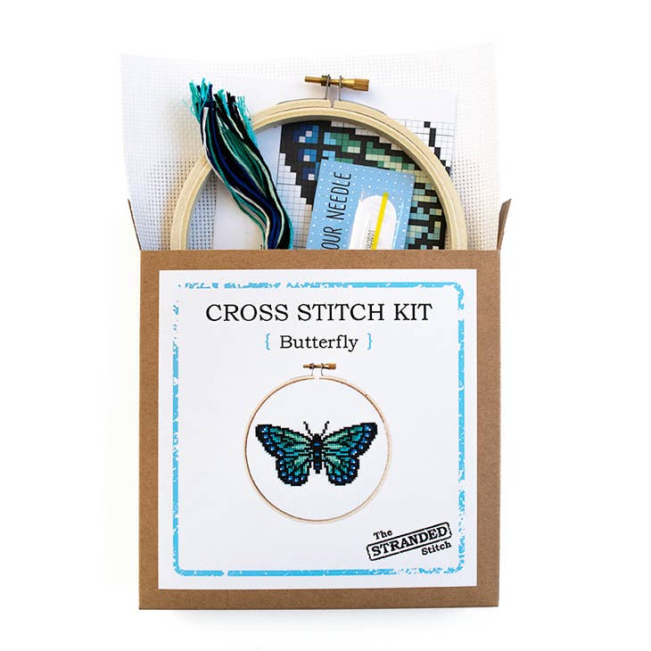 BUTTERFLY - DIY Cross Stitch Kit – The Makehouse Co-op
