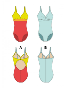 One-Piece Swimsuits - Paper Pattern
