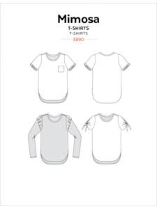 MIMOSA Scoopneck T-Shirt - Paper Pattern