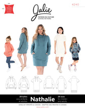 Load image into Gallery viewer, NATHALIE Wrap Funnel Neck Sweatshirt and Tunic - Paper Pattern