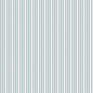 Doodle Baby FLANNEL - Jessica Flick for Bernartex - 1/4 Meter - Dream Stripe - Turquoise/Multi