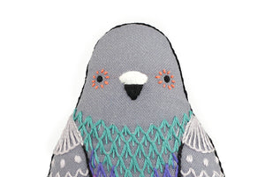 Pigeon - Embroidery Kit (Level 2)