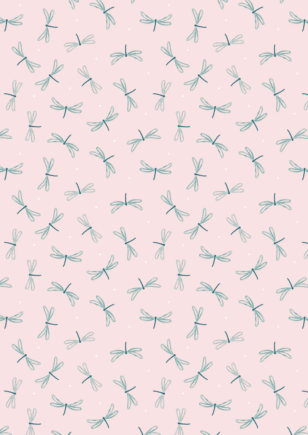 On The Lake - Lewis & Irene - Dragonfly in Palest Pink