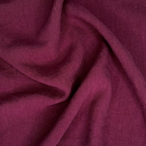 Washed Linen - 1/4 Meter - Currant