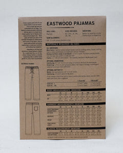 EASTWOOD PAJAMAS - PAPER PATTERN