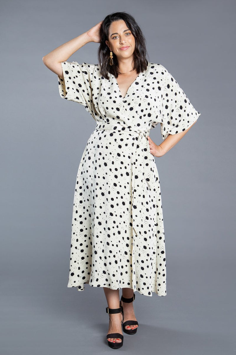 Elodie Wrap Dress by Closet Core - Paper Pattern