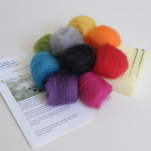 Load image into Gallery viewer, Rainbow Bees Complete Needle Felting Kit