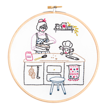Load image into Gallery viewer, Wonderful Women - Bake - Embroidery Kit by Hawthorn Handmade