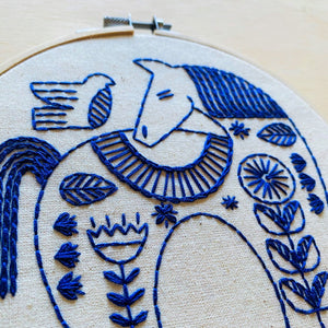 Holiday Hygge Horse - Complete Embroidery Kit