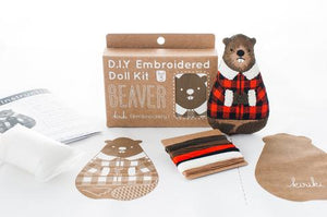 Beaver - Embroidery Kit (Level 3)