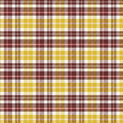 Whimsy and Lore - RJR Fabrics - 1/4 Meter - Clad In Plaid - Why Are You Hiding?