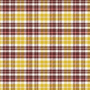 Whimsy and Lore - RJR Fabrics - 1/4 Meter - Clad In Plaid - Why Are You Hiding?