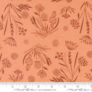 Woodland & Wildflowers - Fancy That Design House - 1/4 Meter - Coral/Peach
