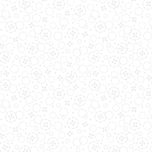 Rhapsody in White - Benartex - Dots - White on White