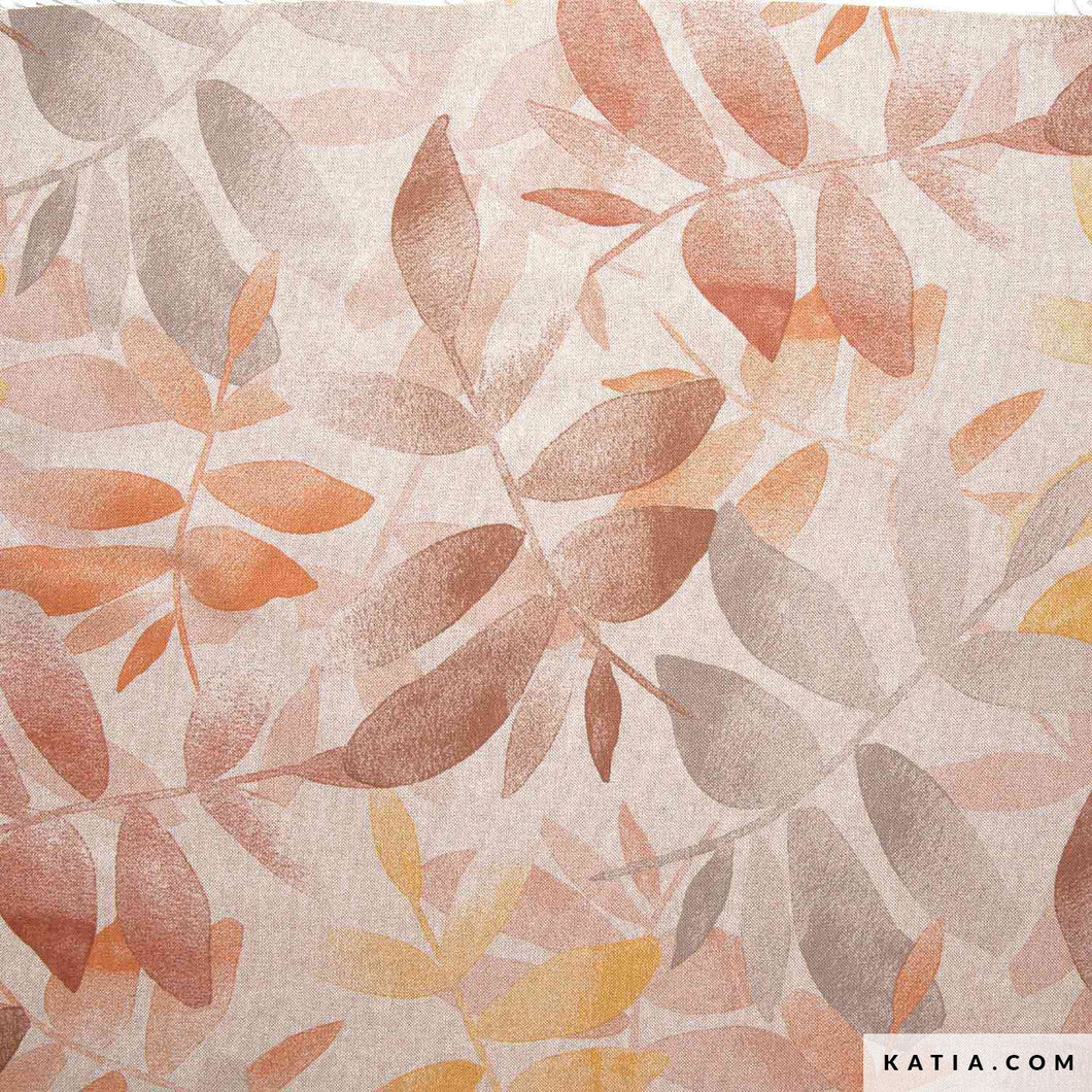 Recycled CANVAS Print - Katia Fabrics - 1/2 Meter - Leaves