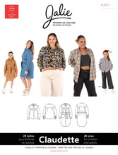 Load image into Gallery viewer, NEW! Claudette Shirt and Shirtdress - Paper Pattern