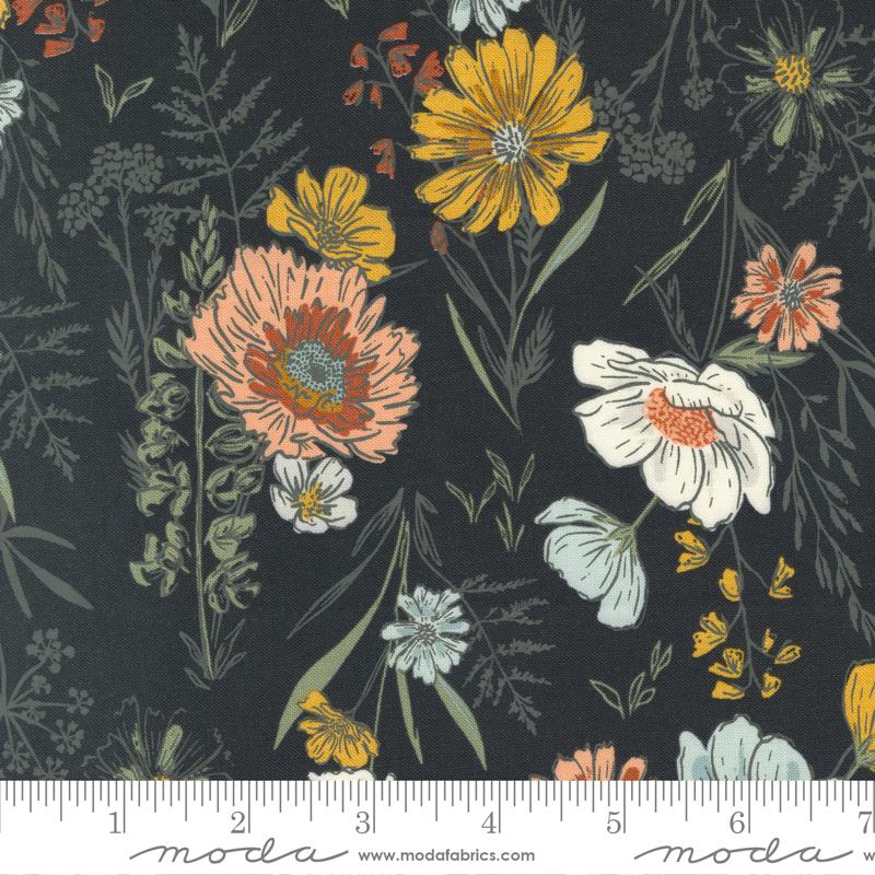 Woodland & Wildflowers - Fancy That Design House - 1/4 Meter - Charcoal