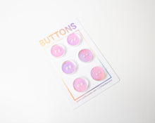 Load image into Gallery viewer, Iridescent Circle Buttons - Small - 6 pack