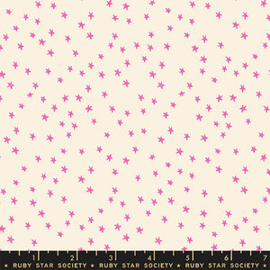 Starry by Ruby Star Society for Moda - 1/4 Meter - Neon Pink Mini
