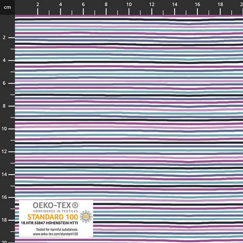 Avalana Jersey - 1/2 Meter - Springy Stripes
