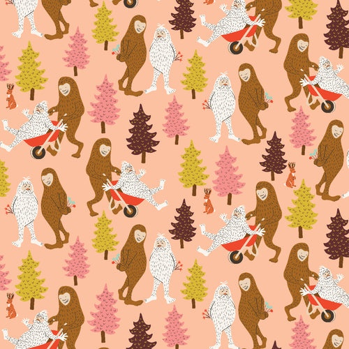 Whimsy and Lore - RJR Fabrics - 1/4 Meter - Forest Frolic - Be Free and Wild
