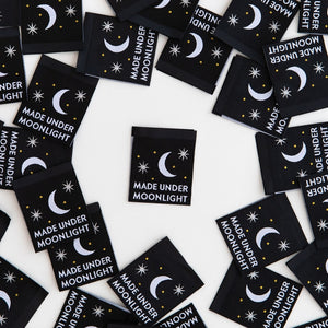 "Made Under Moonlight" - Woven Labels