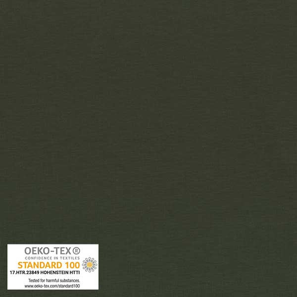 Avalana Jersey Solid - 1/2 Meter - Earthy Green