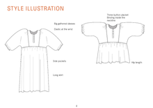 Load image into Gallery viewer, Balka Dress - Paper Pattern - Wardrobe By Me