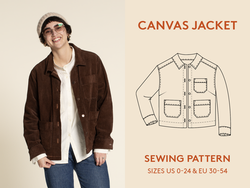 Canvas Jacket - Paper Pattern - Wardrobe By Me