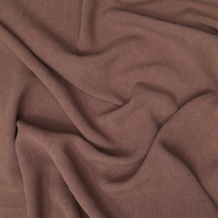 Washed Linen - 1/4 Meter - Cocoa