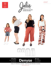 Load image into Gallery viewer, NEW! Denyse Pull-On Woven Pants and Shorts - Paper Pattern