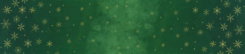Ombre Flurries Metallic - 1/4 Meter - Christmas Green