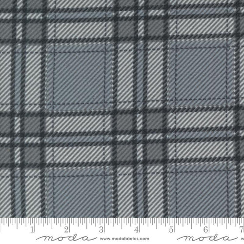 Farmhouse FLANNELS III by Primitive Gatherings - 1/4 Meter - Pewter