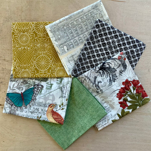 Shayna's Parisian Flowers - Fat Quarter Bundle (6)