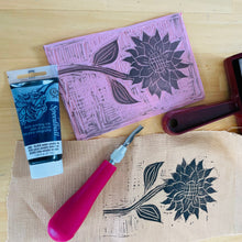 Load image into Gallery viewer, NEW! Lino Printing on Fabric (Ages 16+)