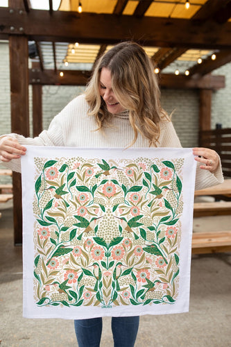 Hummingbird Tea Towel by Gingiber