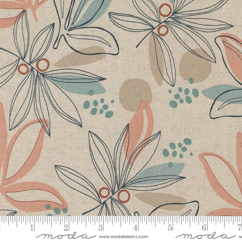 Melrose CANVAS (Mochi Linen) by Studio M - Moda - 1/4 Meter - Palm