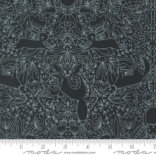 Woodland Wonder by Gingiber - 1/4 Meter - Midnight