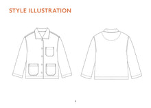 Load image into Gallery viewer, Painter Jacket - Paper Pattern - Wardrobe By Me