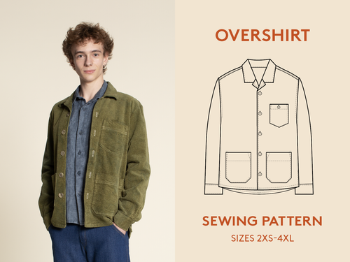Overshirt Jacket - Paper Pattern - Wardrobe By Me