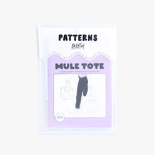 Load image into Gallery viewer, NEW! Mule Tote - Printed Pattern