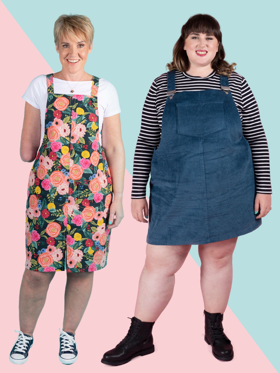 Cleo Pinafore + Overall Dress - Paper Pattern