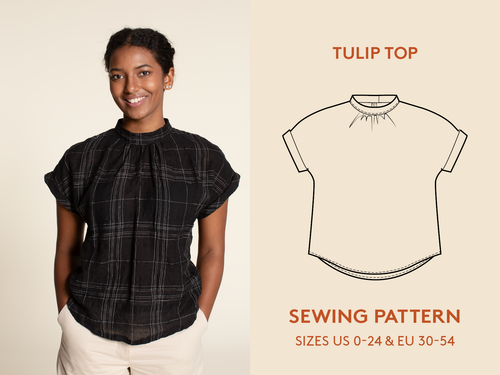 Tulip Top - Paper Pattern - Wardrobe By Me