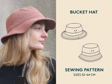 Load image into Gallery viewer, Bucket Hat - Paper Pattern - Wardrobe By Me