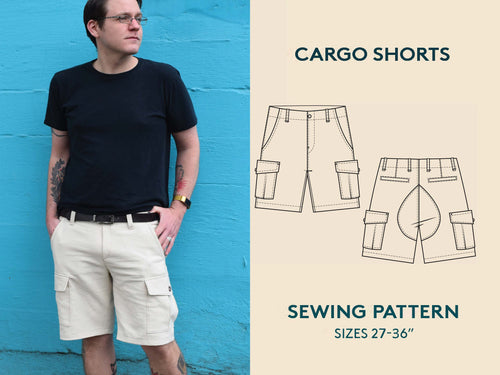 Cargo Shorts - Paper Pattern - Wardrobe By Me